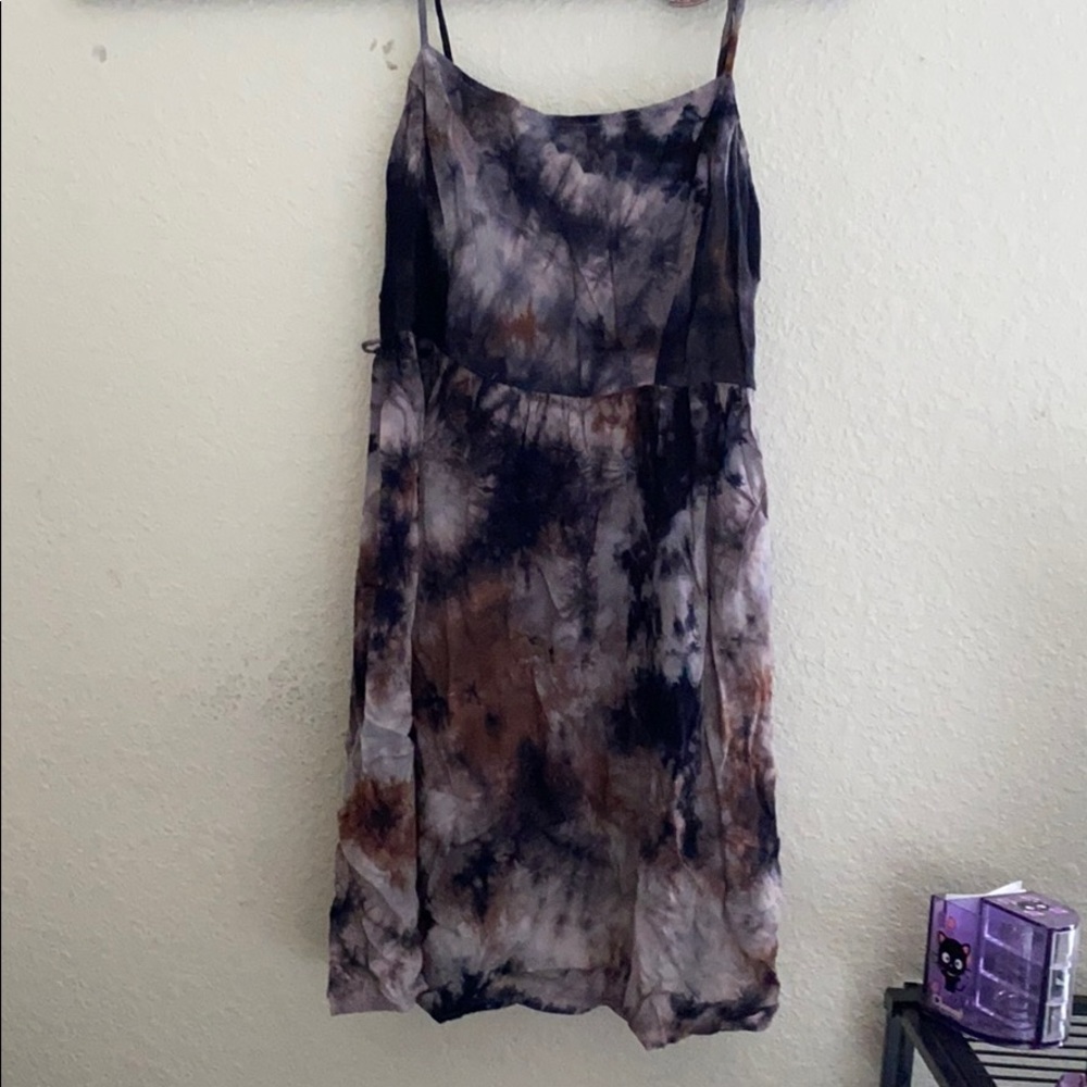 Tie-Dye Babydoll Dress